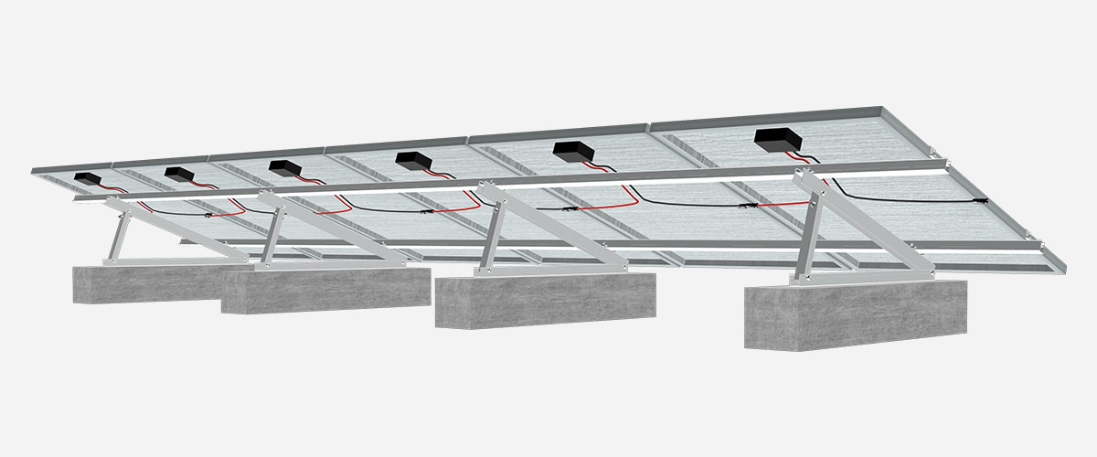 平屋頂太陽(yáng)能支架系統(tǒng) RMII-2