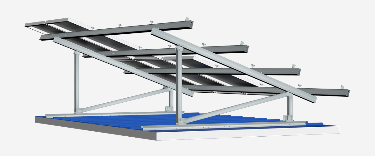 彩鋼瓦屋面太陽能支架系統(tǒng) PGT4-2
